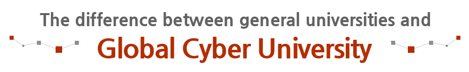 The difference between general universities and Global Cyber University